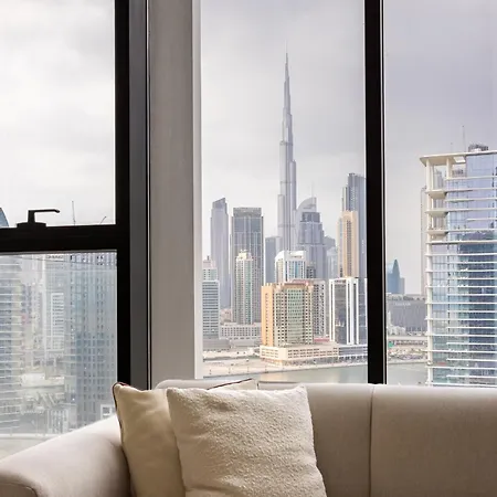 Simply Comfort At Upside Living Burj View 10 Min To Dt دبي المظهر الخارجي الصورة