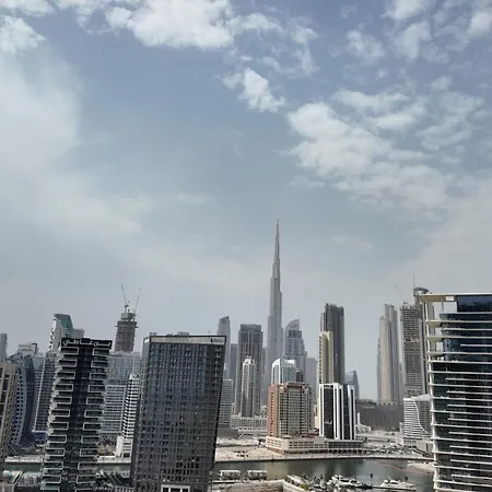 Simply Comfort At Upside Living Burj View 10 Min To Dt دبي المظهر الخارجي الصورة